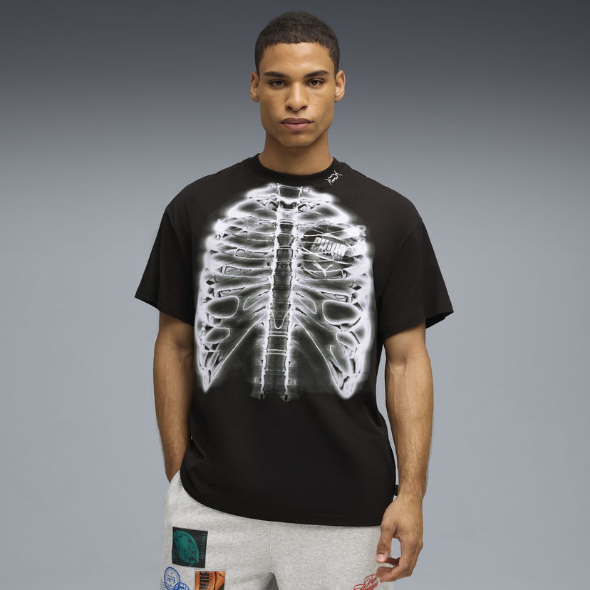 Tričko Puma Hooptopia Hoopray Vision Graphic T-Shirt Čierna | 632879_01