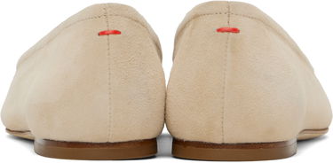 Oblečenie Aeyde Aeyde Delfina Suede Ballerina Flats Béžová | A11-FL-MNLR08FL17-SS25-957-017, 1