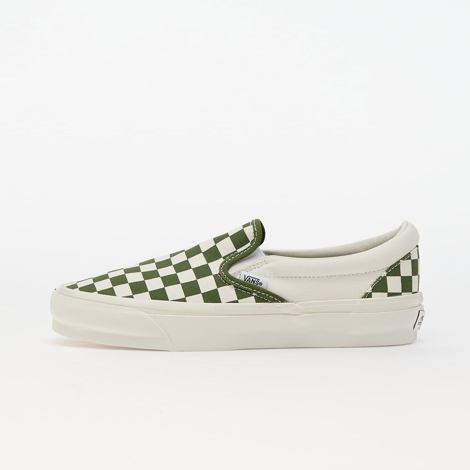 Tenisky a topánky Vans Slip-On Reissue 98 LX Checkerboard Pesto Zelené | VN000CSECIB1, 0