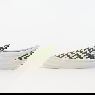 Tenisky a topánky Vans Slip-On Reissue 98 LX Checkerboard Pesto Zelené | VN000CSECIB1, 0