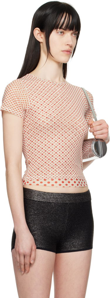 Sukňa Miaou Miaou Mini Polka Dot T-Shirt Béžová | 7184PM2WPD, 4