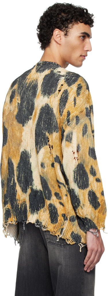 Sveter R13 R13 Printed Oversized Cardigan Žltá | R13WY198-Y191B, 2