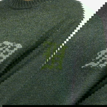Sveter Han Kjøbenhavn Intarsia Logo Knit Sweater Zelené | M-133042-GRY, 5