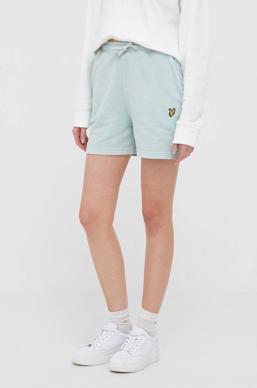 Šortky Lyle & Scott Pigment Dye Sweatshorts Tyrkysová | SHW1801V.W839, 0