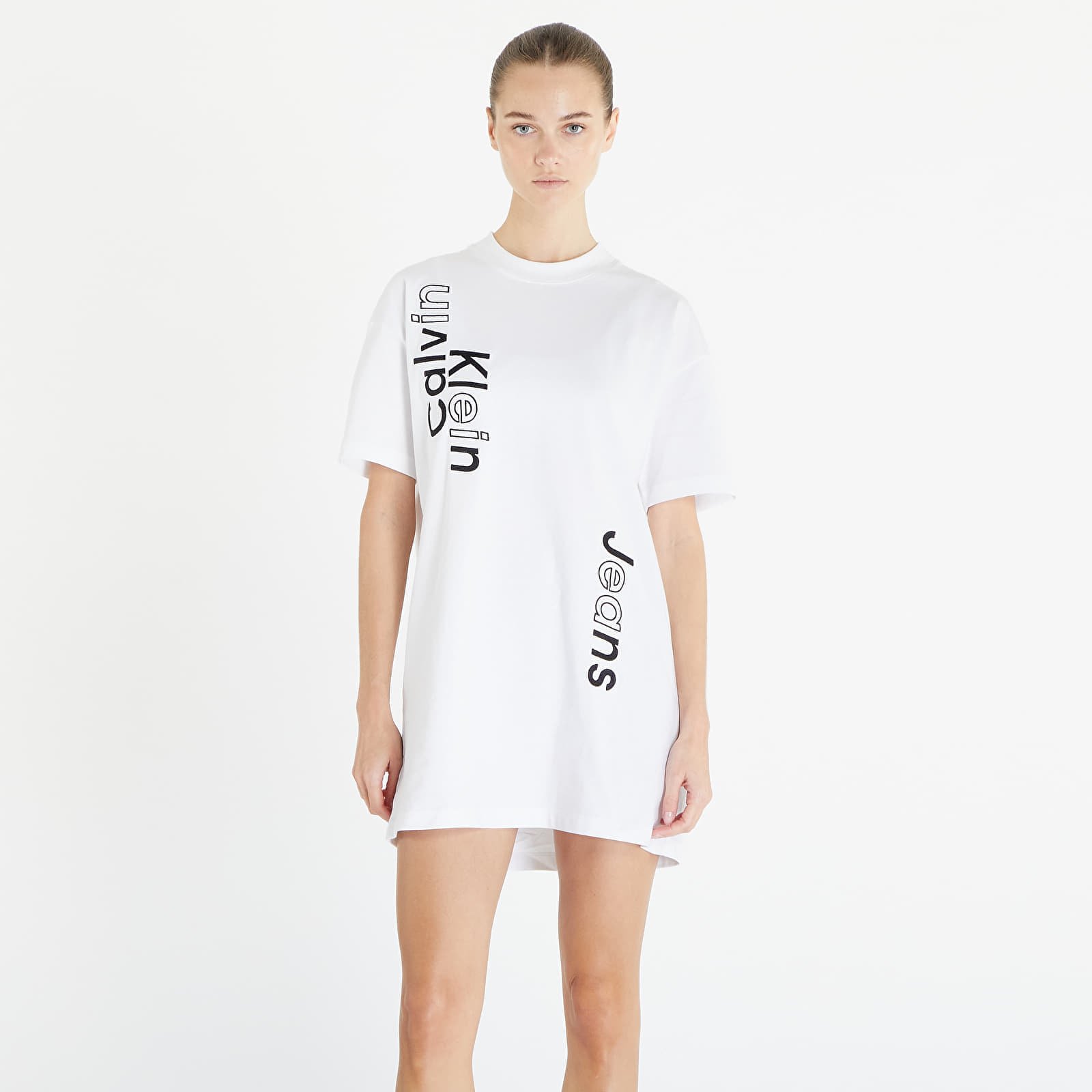 Jeans Multi Placement Logo Tee Dress
