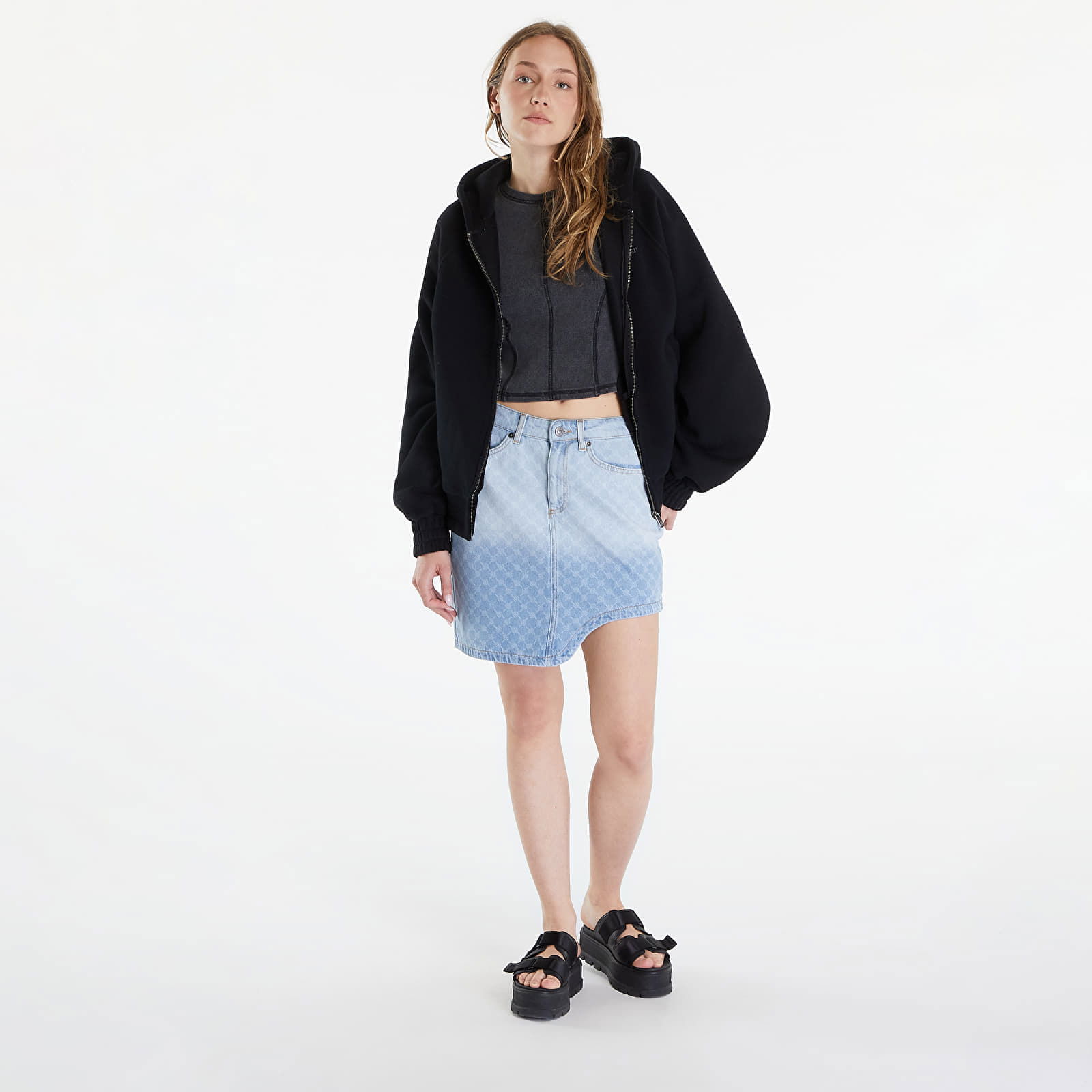 NJERI OVERSIZED ZIPPER HOODIE