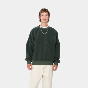 Mikina Carhartt WIP Fleece Sweatshirt Zelené | I033991_9, 0