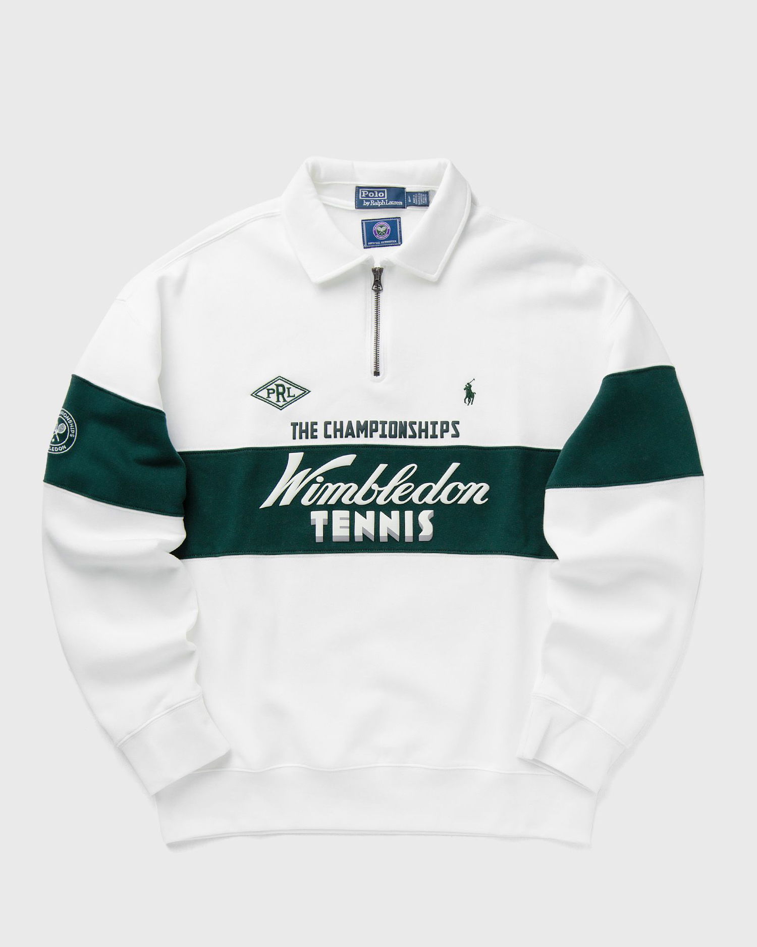 Mikina Polo by Ralph Lauren Polo Ralph Lauren Wimbledon Tennis Championships Half-Zip Sweatshirt Biela | 710970509001, 1