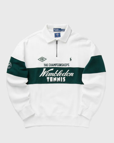 Mikina Polo by Ralph Lauren Polo Ralph Lauren Wimbledon Tennis Championships Half-Zip Sweatshirt Biela | 710970509001, 1