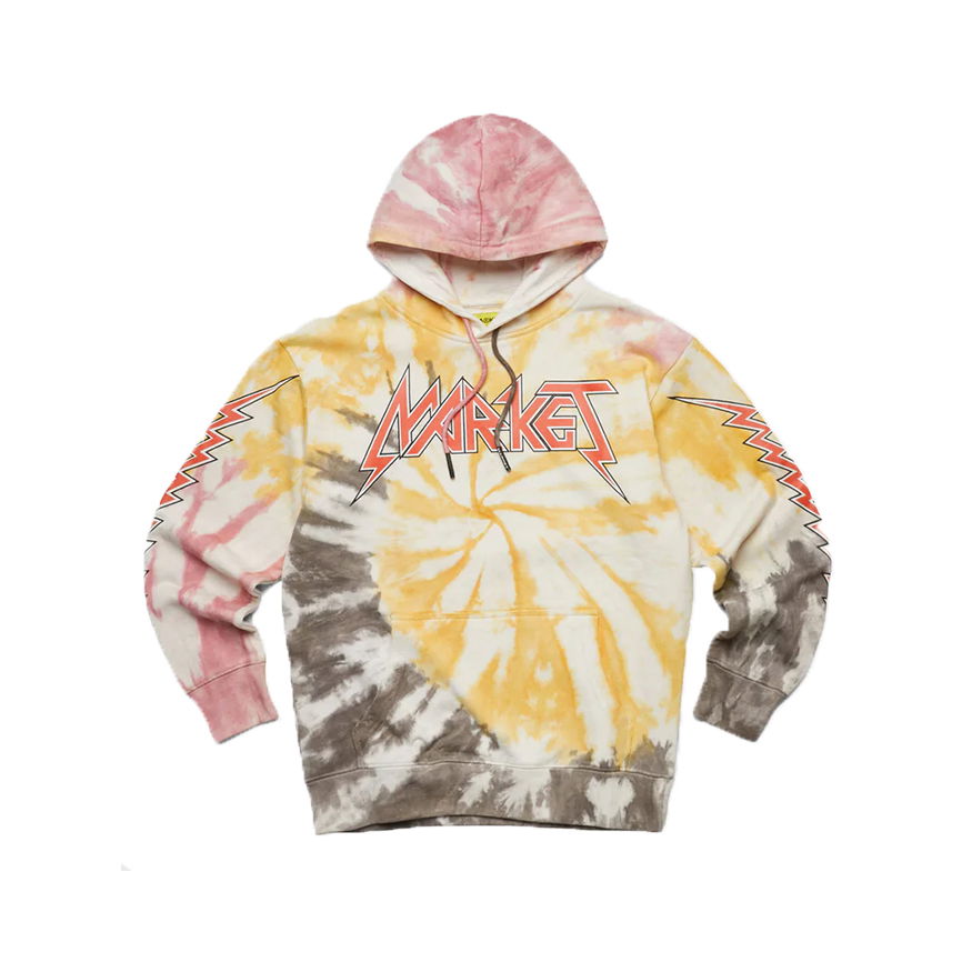 Mikina MARKET Iron Tie-Dye Hoodie Rôznofarebný | 397000372, 0