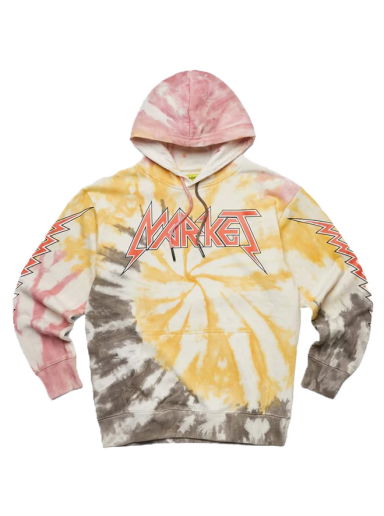 Mikina MARKET Iron Tie-Dye Hoodie Rôznofarebný | 397000372