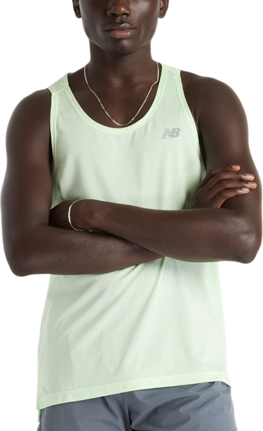 Tielko New Balance Athletics Singlet Zelené | mt41250-mew, 0