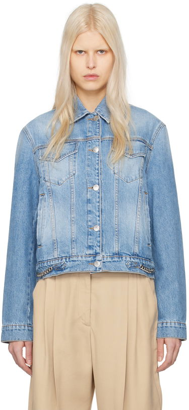 Bunda Stella McCartney Stella McCartney Chain Denim Jacket Modrá | 6D02393SPH56, 0