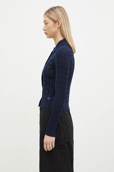 Košeľa MAISON KITSUNÉ Checked Wool Cardigan Modrá | NW00412KF0003, 1