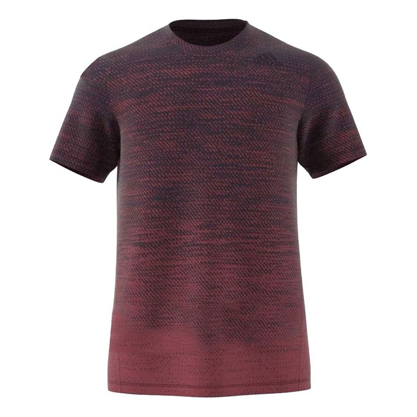 Tričko adidas Originals Adidas Gradient Sports Round Neck Short Sleeve T-Shirt Červená | GC8411, 0