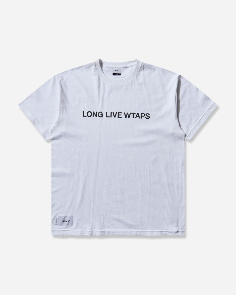 Tričko WTAPS Long Live WTAPS T-Shirt Biela | 251ATDT-STM02S WHITE