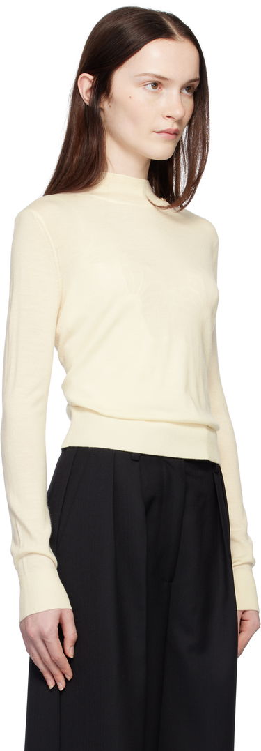Sveter Anine Bing Anine Bing Monique Long Sleeve Sweater Béžová | A-09-10130-IVY26, 1