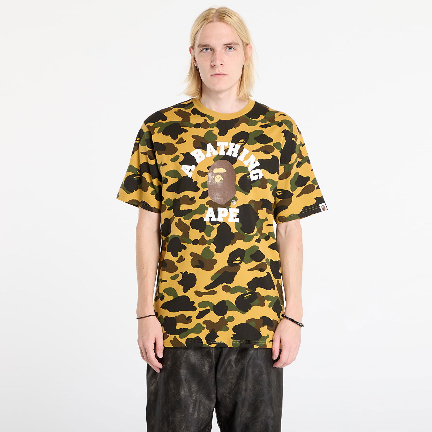 Tričko BAPE 1St Camo College T-Shirt Rôznofarebný | 001CSL801008MYEL, 0