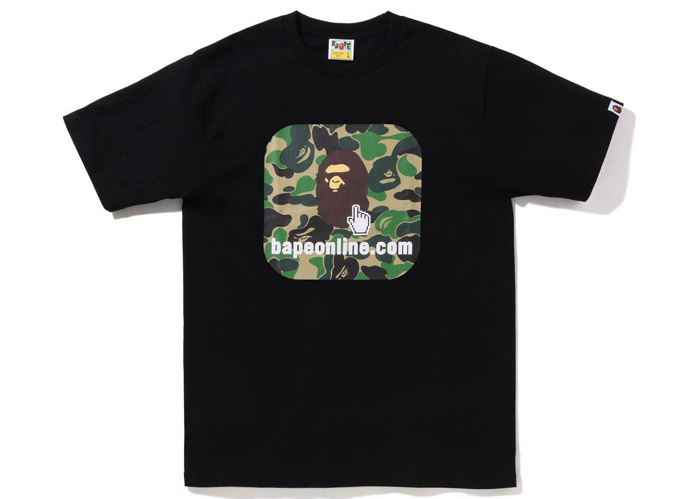 Tričko BAPE ABC Camo Online Exclusive Tee Čierna | 1I25-110-003, 0