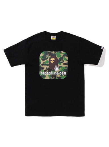 Tričko BAPE ABC Camo Online Exclusive Tee Čierna | 1I25-110-003