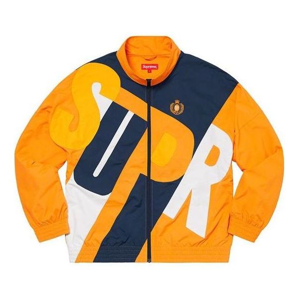 Vetrovka Supreme Big Letter Track Jacket Oranžová | SUP-SS20-563, 0
