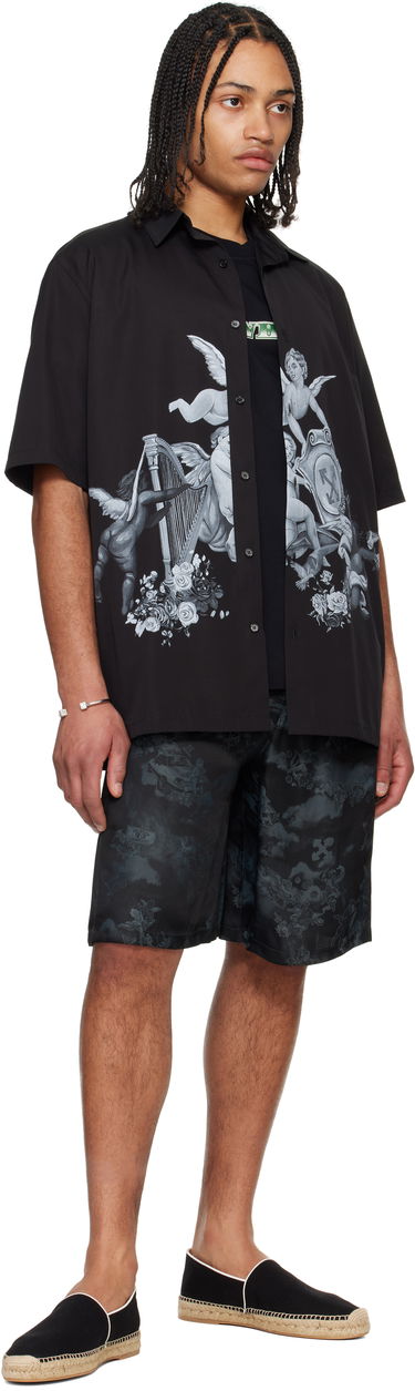 Šortky Off-White Off-White Jacquard Fresco Bowling Shorts Čierna | OMCB092S25FAB0020200, 3