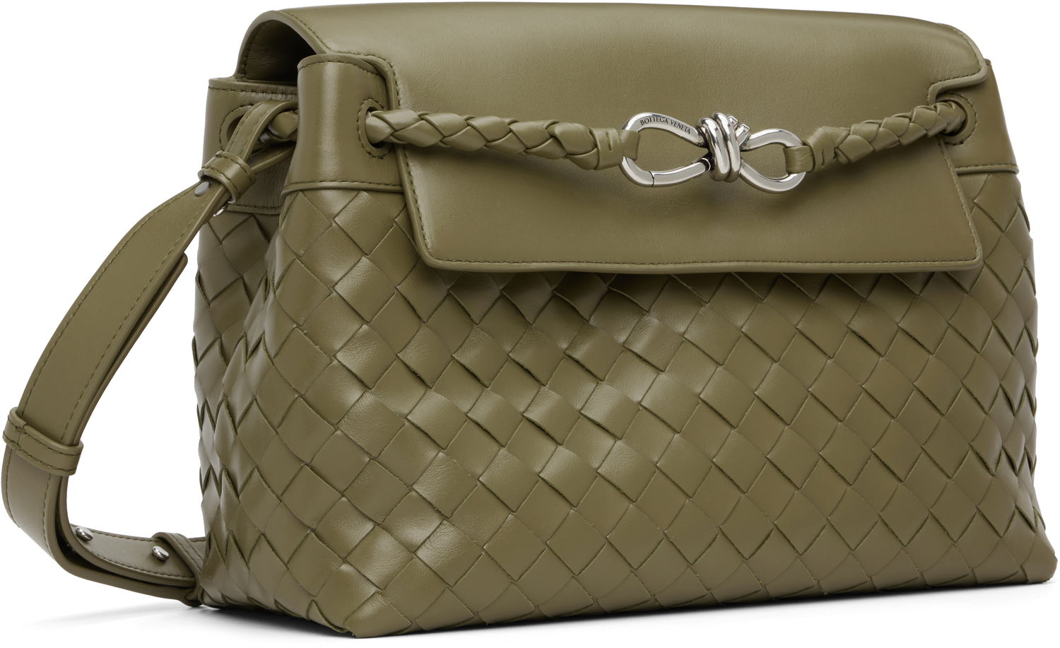Taška cez rameno Bottega Veneta Bottega Veneta Small Andiamo Messenger Bag Zelené | 815781V2HLD2945, 1