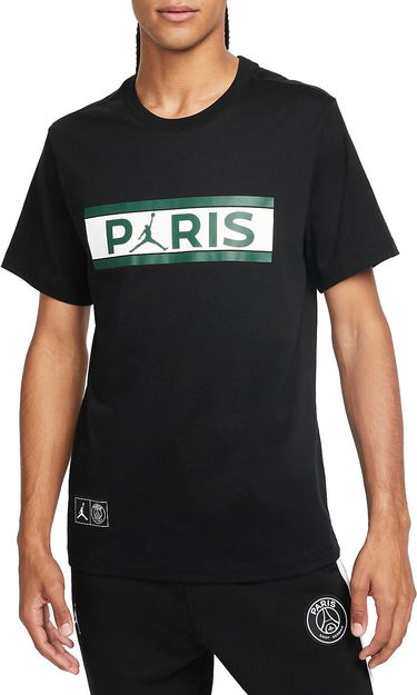 Tričko Jordan Paris Saint-Germain Wordmark Čierna | db6510-010, 0