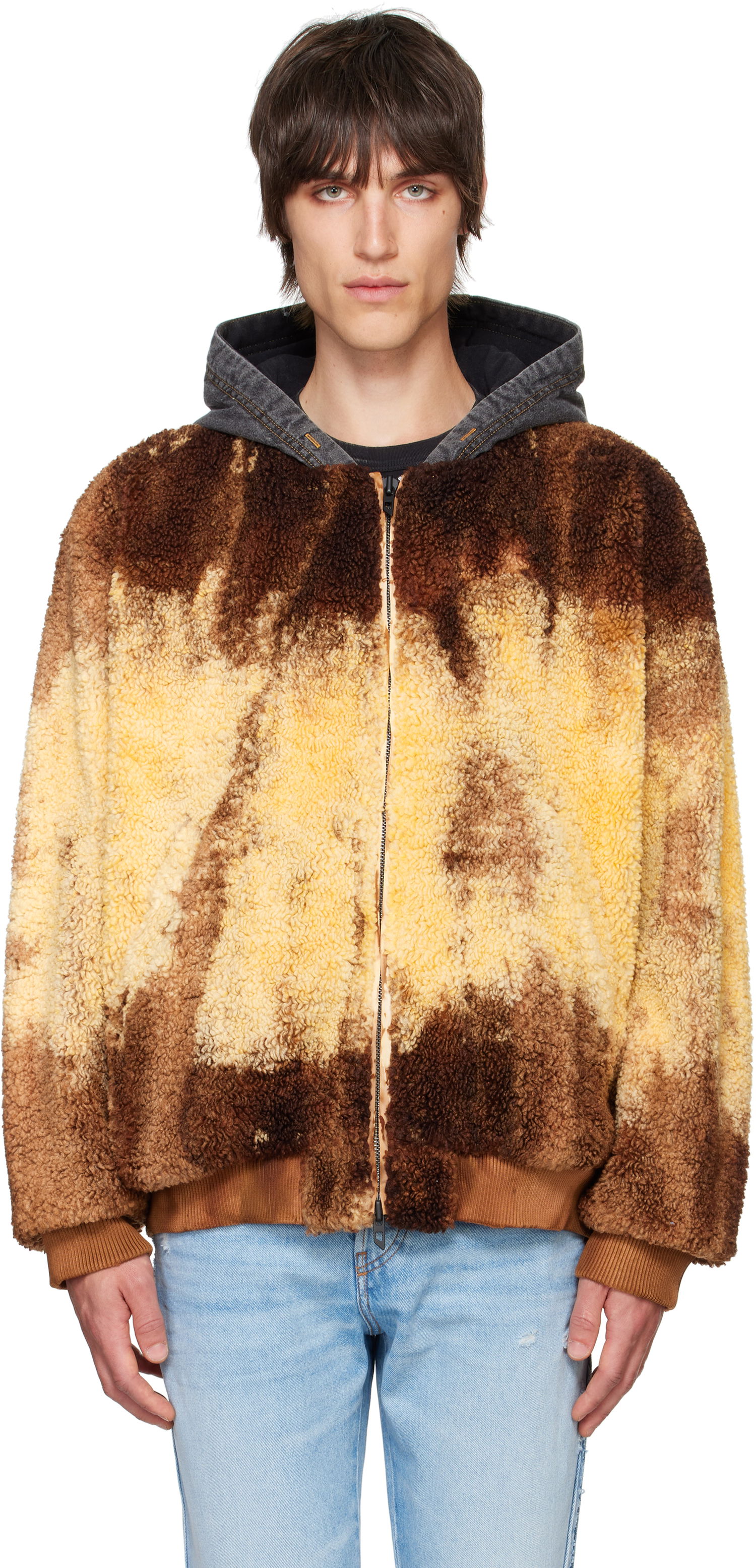 Bomber bunda Diesel Yellow S-Depla Hnedá | A14392-0QKAN-7ES, 0