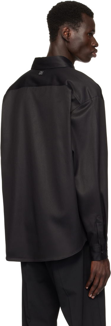 Košeľa BOSS HUGO Twill Shirt Čierna | 50534282, 2