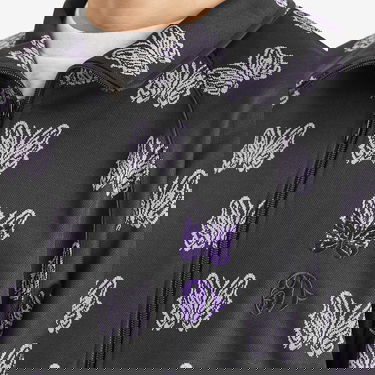 Vetrovka Needles Kae Tanaka Poly Jacquard Track Jacket, Size Large Čierna | QV424, 5