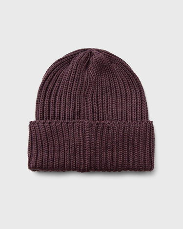 Kulicha Needles Watch Cap Merino Wool Beanie Fialová | PU063-B-PLUM, 1