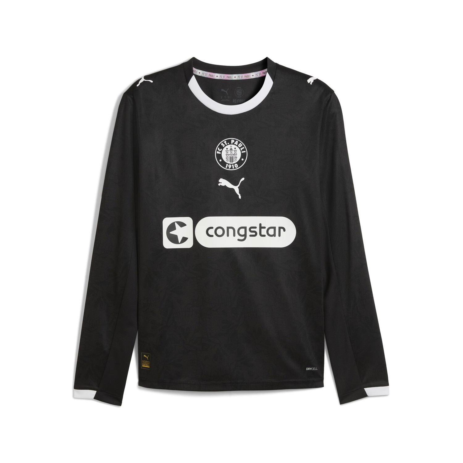 Dres Puma FC St. Pauli Third Replica Jersey Long Sleeve Čierna | 783077_03, 0