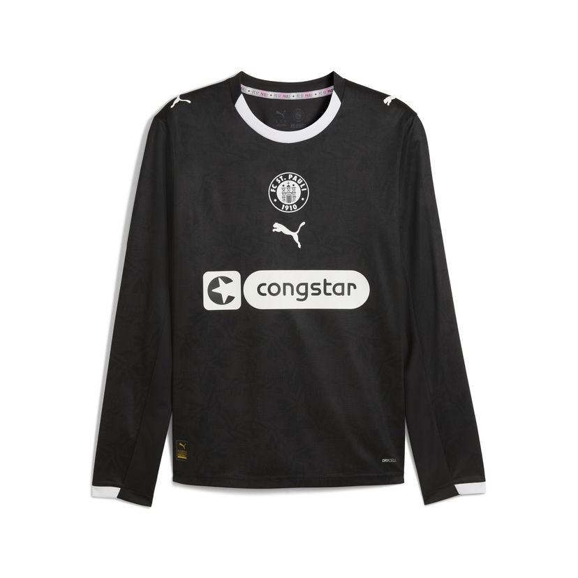 Dres Puma FC St. Pauli Third Replica Jersey Long Sleeve Čierna | 783077_03