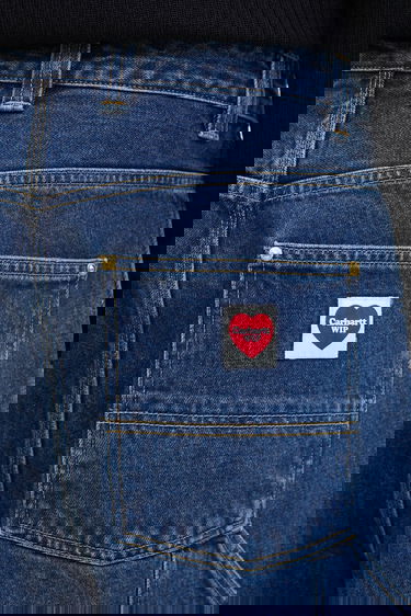 Džínsy Carhartt WIP Carhartt WIP Nash Double Knee Pant Modrá | I032106.106, 3