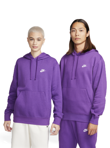 Mikina Nike Sportswear Club Fleece Fialová | BV2654-599