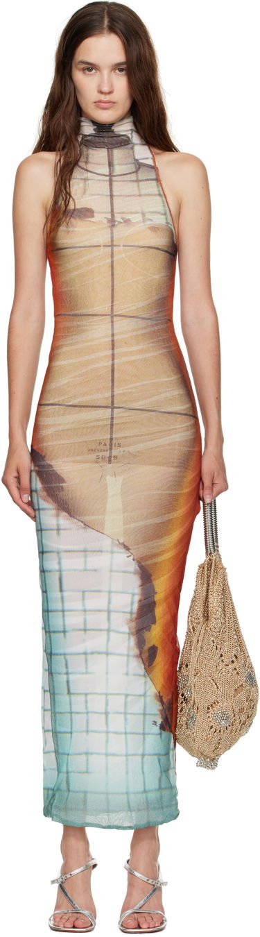 Šaty Jean Paul Gaultier Jean Paul Gaultier 'The Long Fire' Print Maxi Dress Rôznofarebný | 25/03-W-DR025-M003P-150100, 0