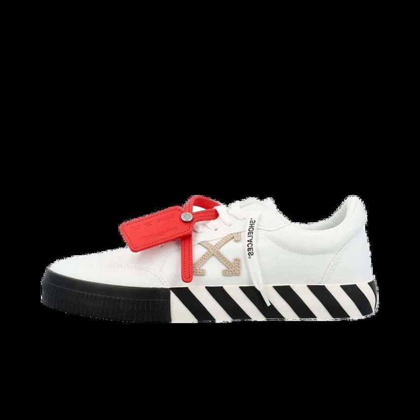 Tenisky a topánky Off-White Vulc Low White Black Sand Biela | OMIA085S23FAB0010117