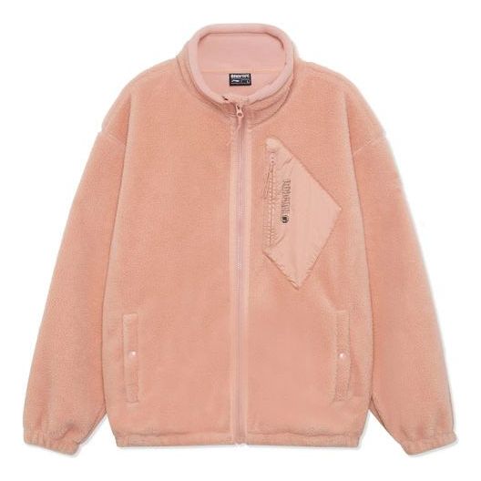 Bomber bunda Li-Ning BadFive Polar Fleece Jacket Ružová | AFDR729-2