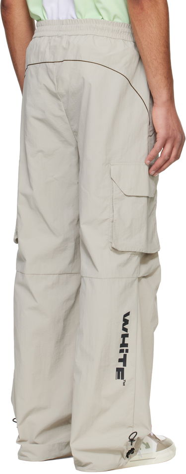 Cargo nohavice Off-White Off-White Split Track Pants Béžová | OMCJ037S25FAB0010500, 2