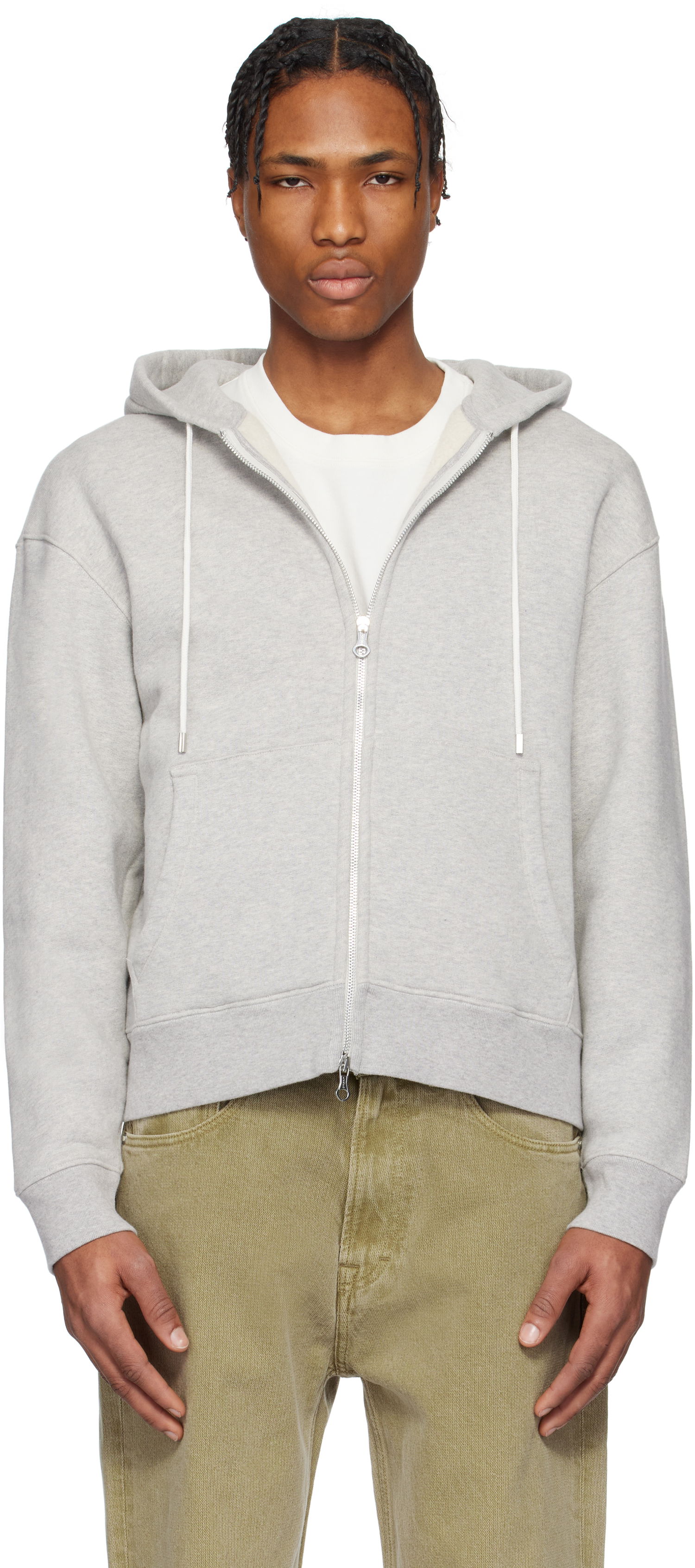 Mikina OUR LEGACY Our Legacy Rascal Zip-Up Hoodie Šedá | M2256RG, 0