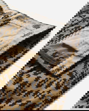 Šortky WACKO MARIA Dickies Leopard Print Pleated Shorts Hnedá | 25SS-WMP-DC03 BEIGE, 3