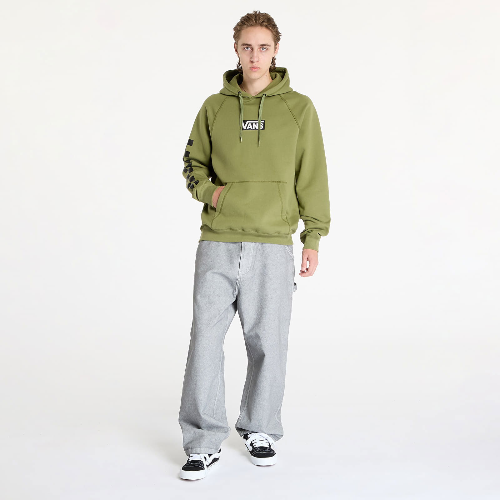 Sweatshirt Boxed Pullover Loden Green XL