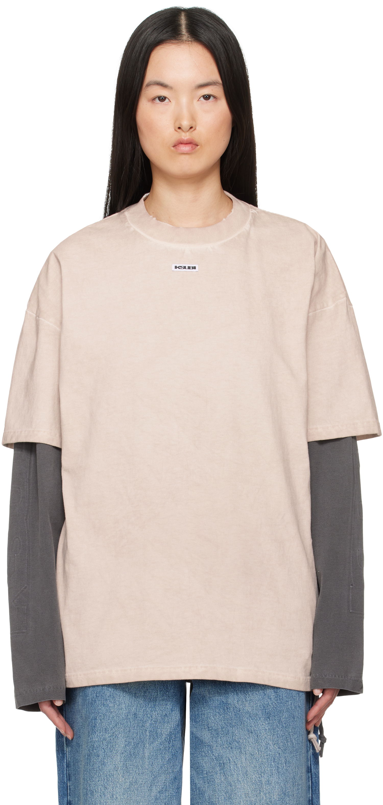 Tričko Ksubi Ksubi Labels Boyfriend T-Shirt Béžová | WSP25TE013, 0