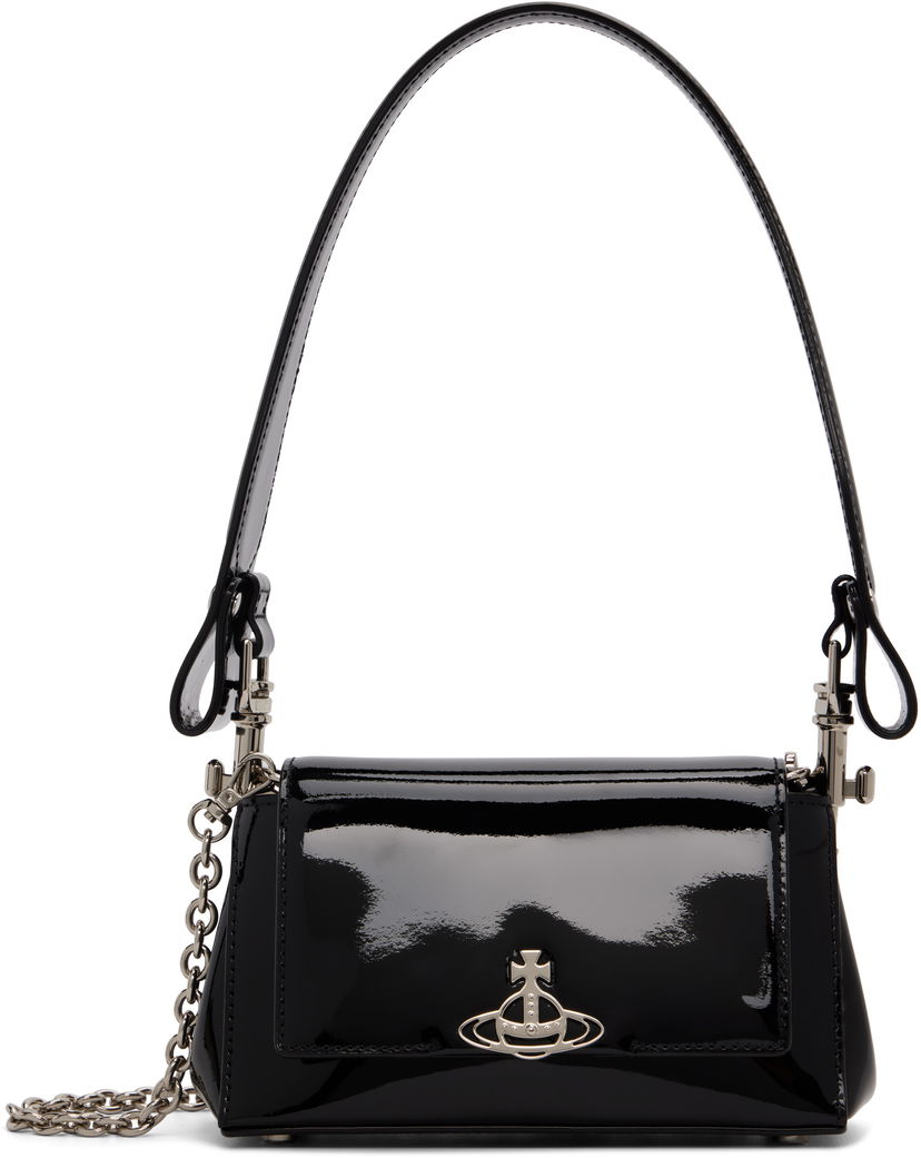 Taška cez rameno Vivienne Westwood Vivienne Westwood Small Hazel Shoulder Bag Čierna | 46030001W-L00AU-