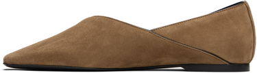 Oblečenie TOTEME TOTEME Everyday Suede Ballerina Flats Hnedá | 253-WAS2759-LE0071, 2