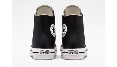 Tenisky a topánky Converse Chuck Taylor All Star Eva Lift Platform Leather High Top Čierna | A02485C, 4