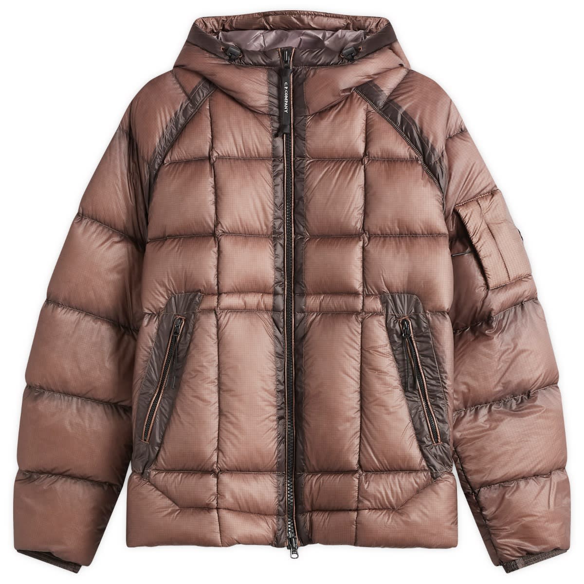 Shell Hooded Down Jacket