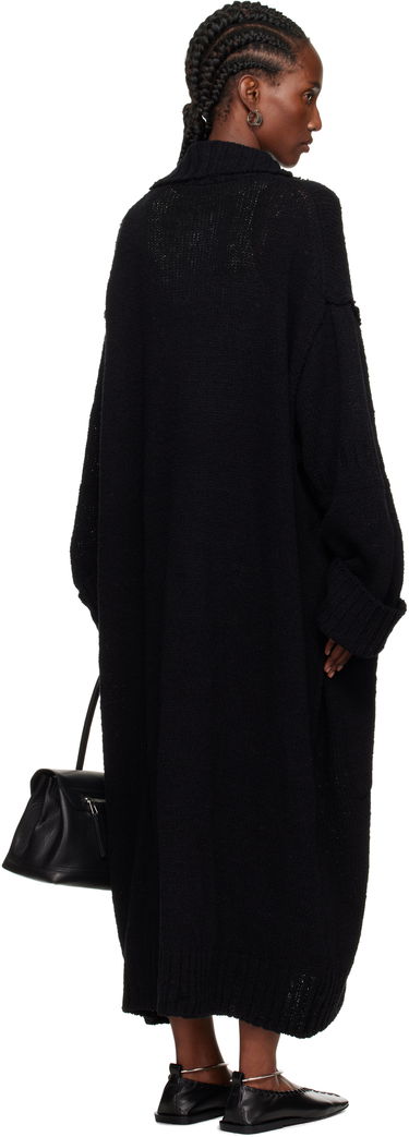 Sveter Yohji Yamamoto Yohji Yamamoto Plain Stitch Pocket Long Cardigan Čierna | HL-K78-091, 2