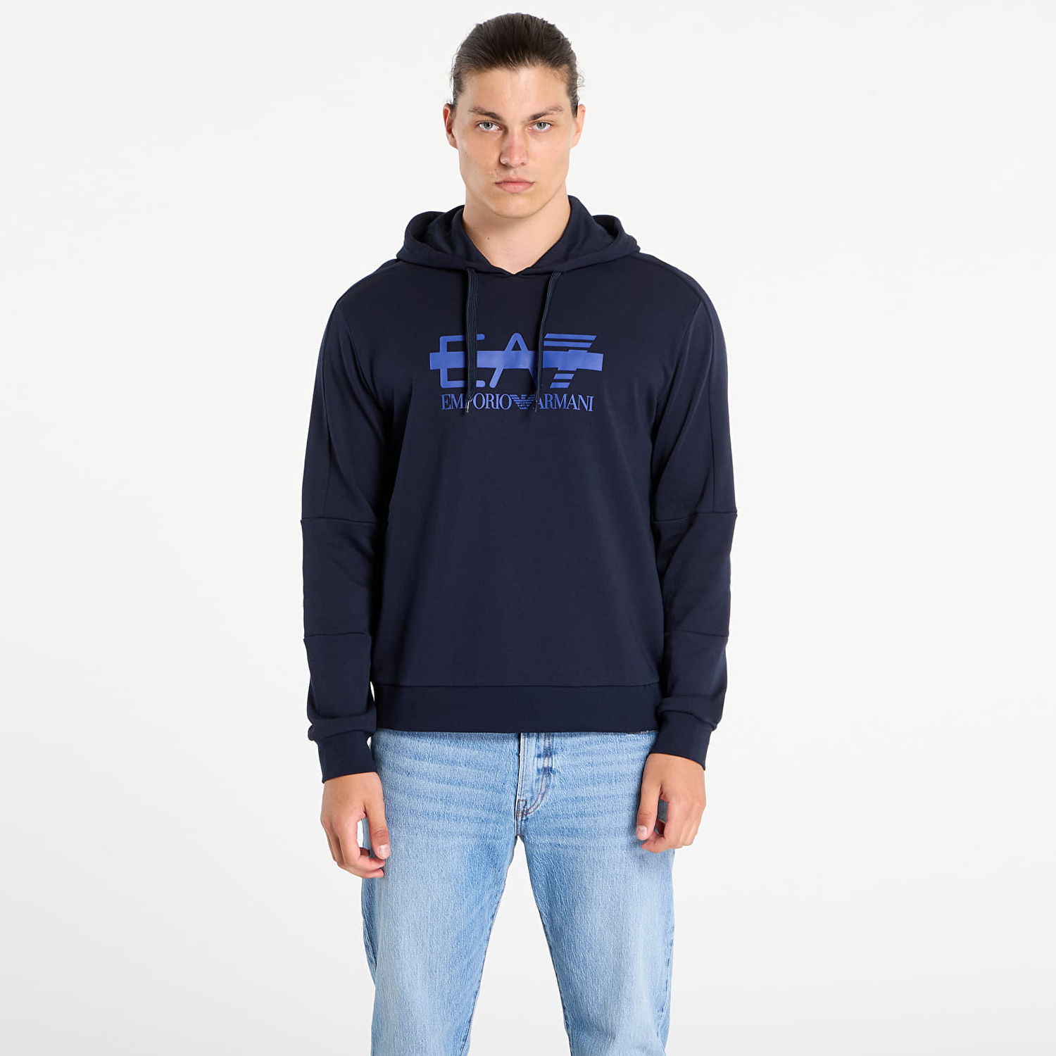 Mikina Emporio Armani EA7 Emporio Armani Train Logo Series Hoodie Navy | 7M001121AF12473UB102, 0